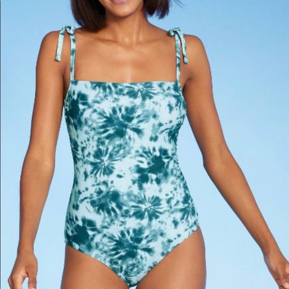 - Kona sol one piece swimsuit blue size m